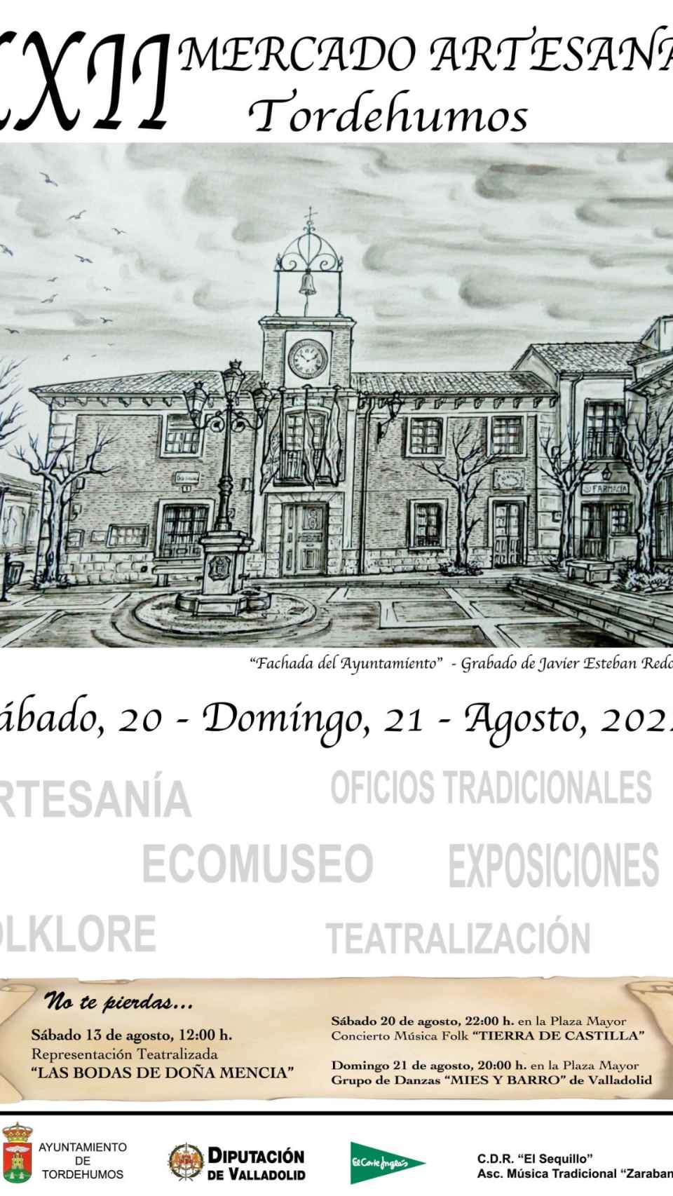 Cartel del Mercado Artesanal de Tordehumos