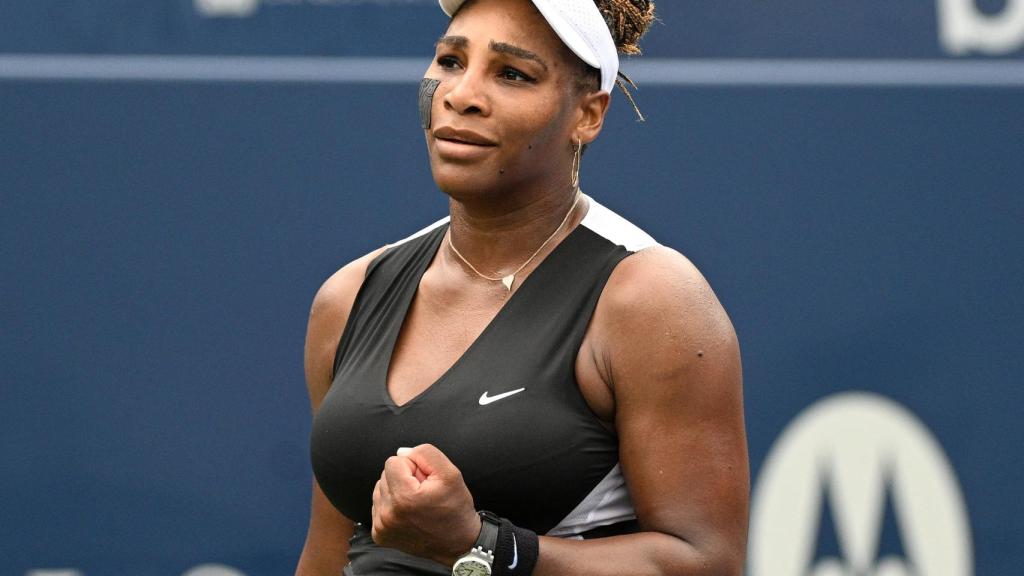 Serena Williams durante el National Bank Open.