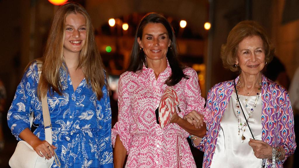 Leonor, Letizia y la reina Sofía en Mallorca.