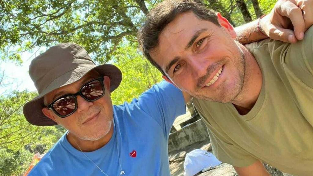 Alejandro Sanz e Iker Casillas, juntos en Navalacruz