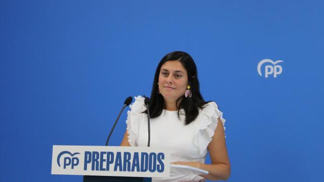 Beatriz Jiménez en rueda de prensa.