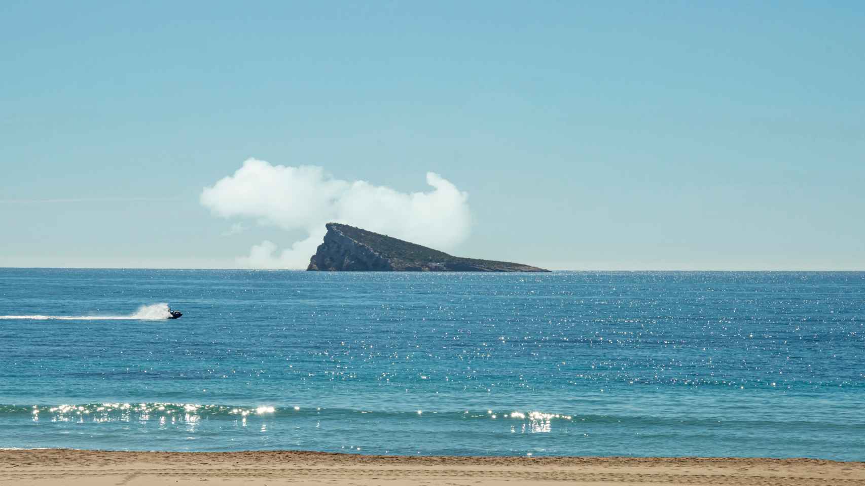 Isla de Benidorm, Alicante.