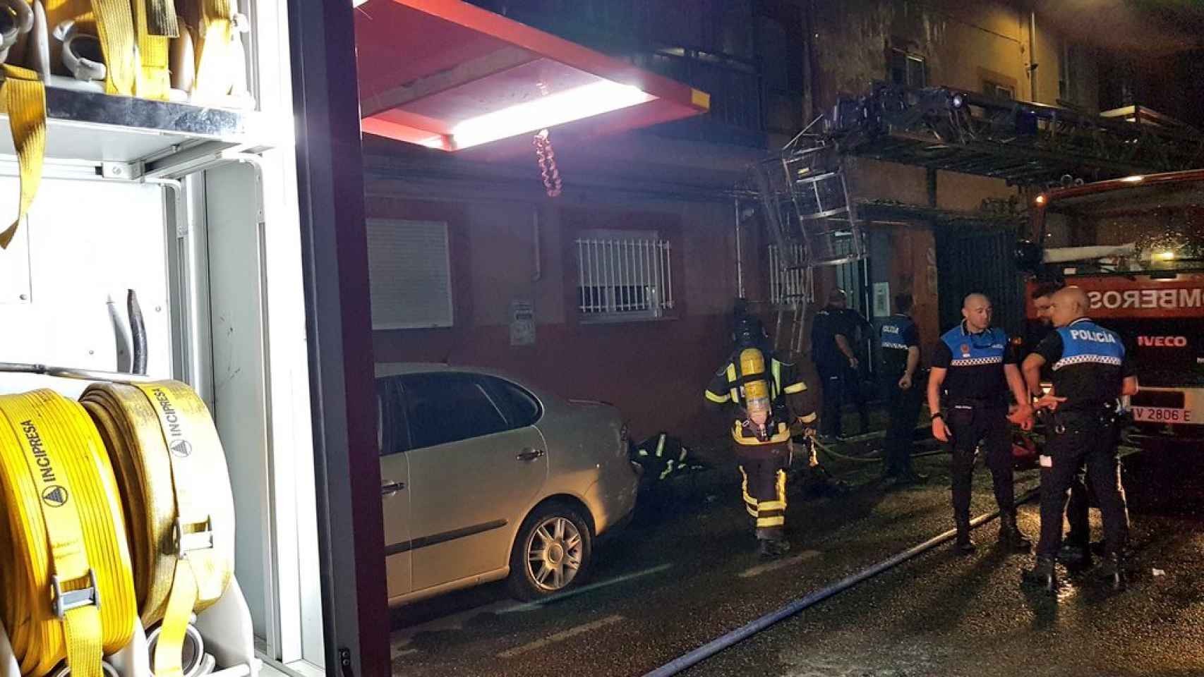 Incendio en una vivienda de Ávila