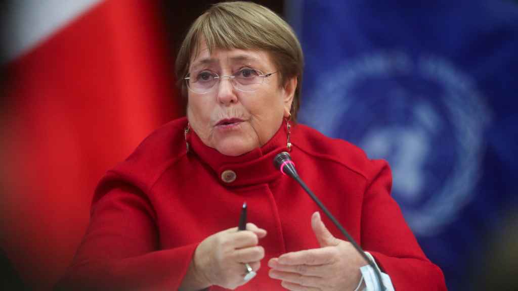 La alta comisionada para Derechos Humanos de la ONU, Michelle Bachelet