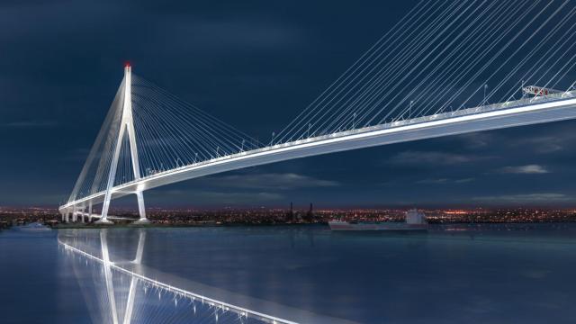 Gordie Howe Bridge, desarrollado por ACS en Ontario (Canadá).