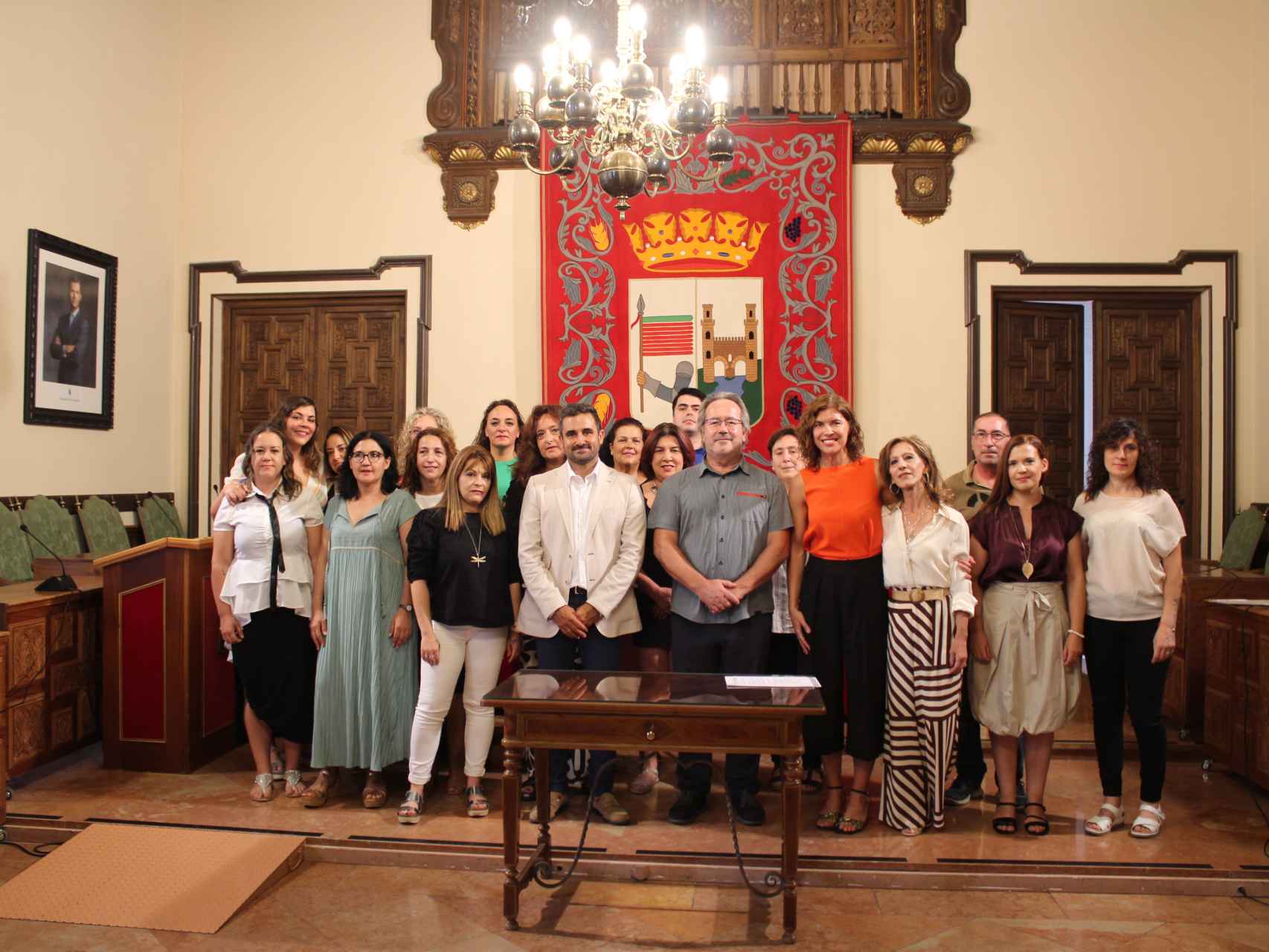Entrega de diplomas a los participantes de los cursos de formación y empleo en el Ayuntamiento de Zamora.