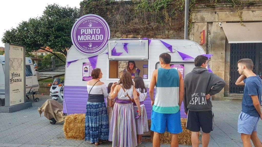 Punto Lila o Punto Morado de la Feira Franca de Pontevedra.