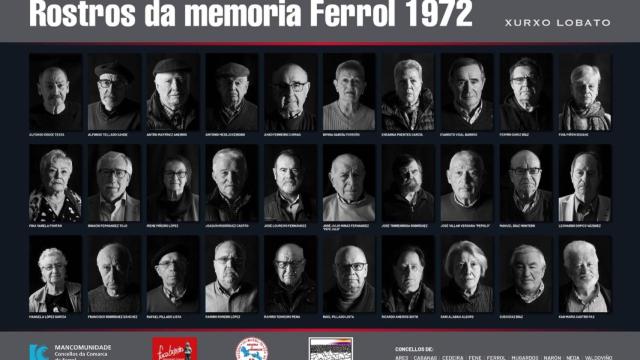 Exposición ‘Rostros de la Memoria. Ferrol 1972’.