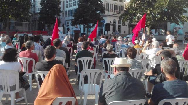 Homenaje a Moncho Reboiras en Ferrol.