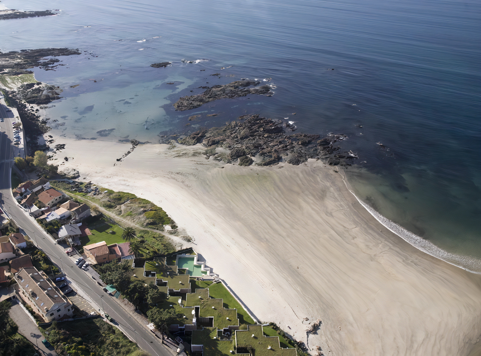 Playa canina de A Calzoa (Vigo).