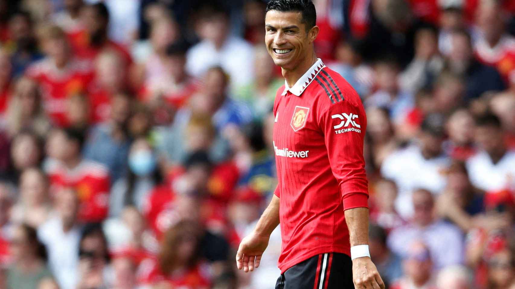 Cristiano Ronaldo, con el Manchester United