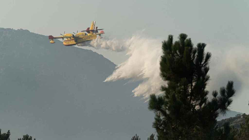 Incendio en Boiro.