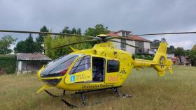 El helicóptero medicalizado del 061.