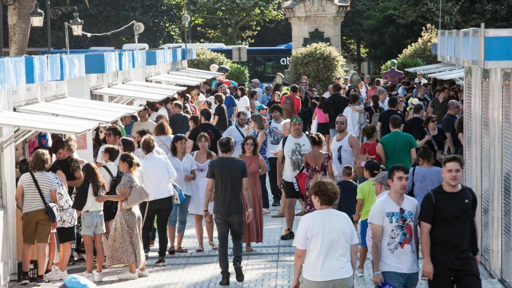 Ambiente en Viñetas desde o Atlántico, en A Coruña.