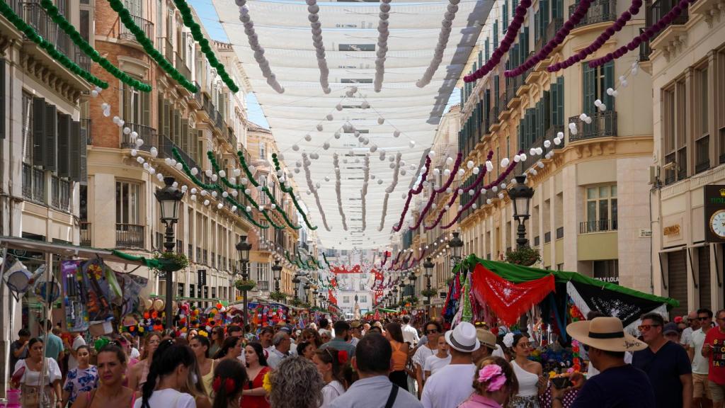 Calle Larios, transitable.