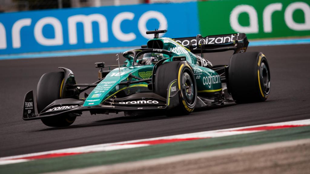 Lance Stroll en el circuito de Hungaroring en el Gran Premio de Hungría