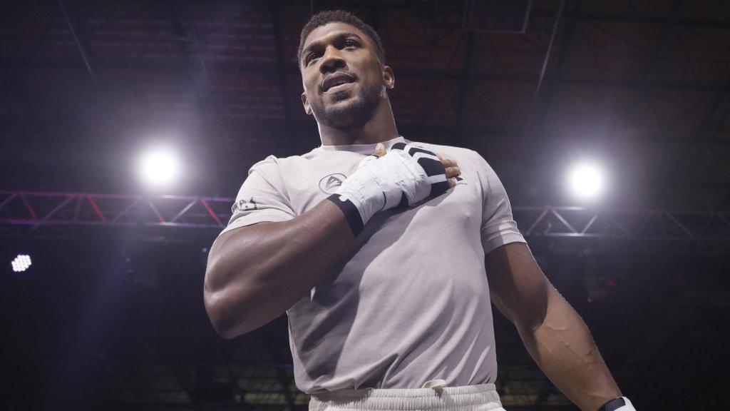 El boxeador británico Anthony Joshua