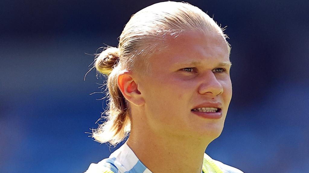 Erling Haaland, con el Manchester City