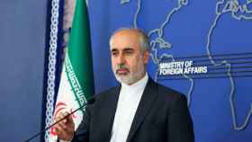 El portavoz del Ministerio iraní de Exteriores, Naser Kananí, en una imagen difundida por el Ministerio de Exteriores.