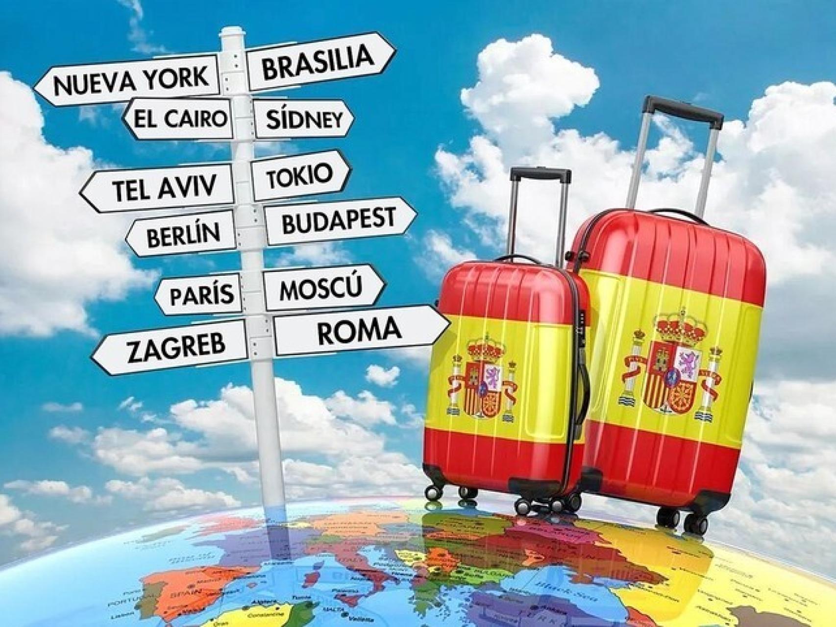 Cartel del curso de la ULE sobre el español en el mundo.