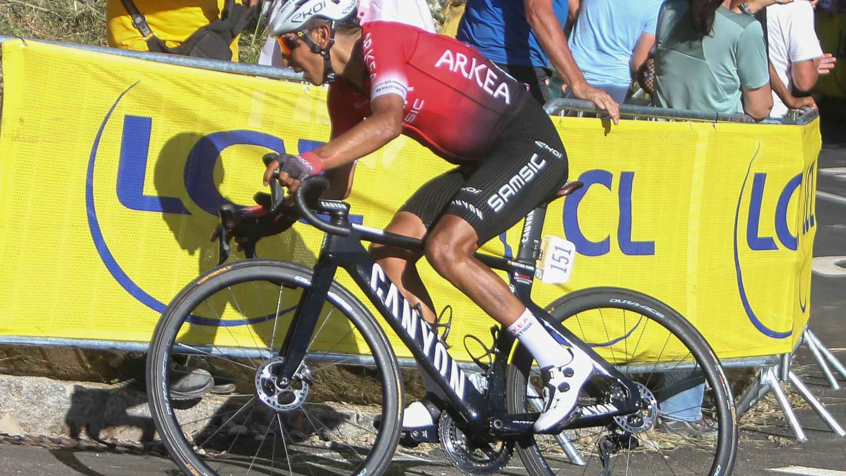 Nairo Quintana durante el pasado Tour de Francia