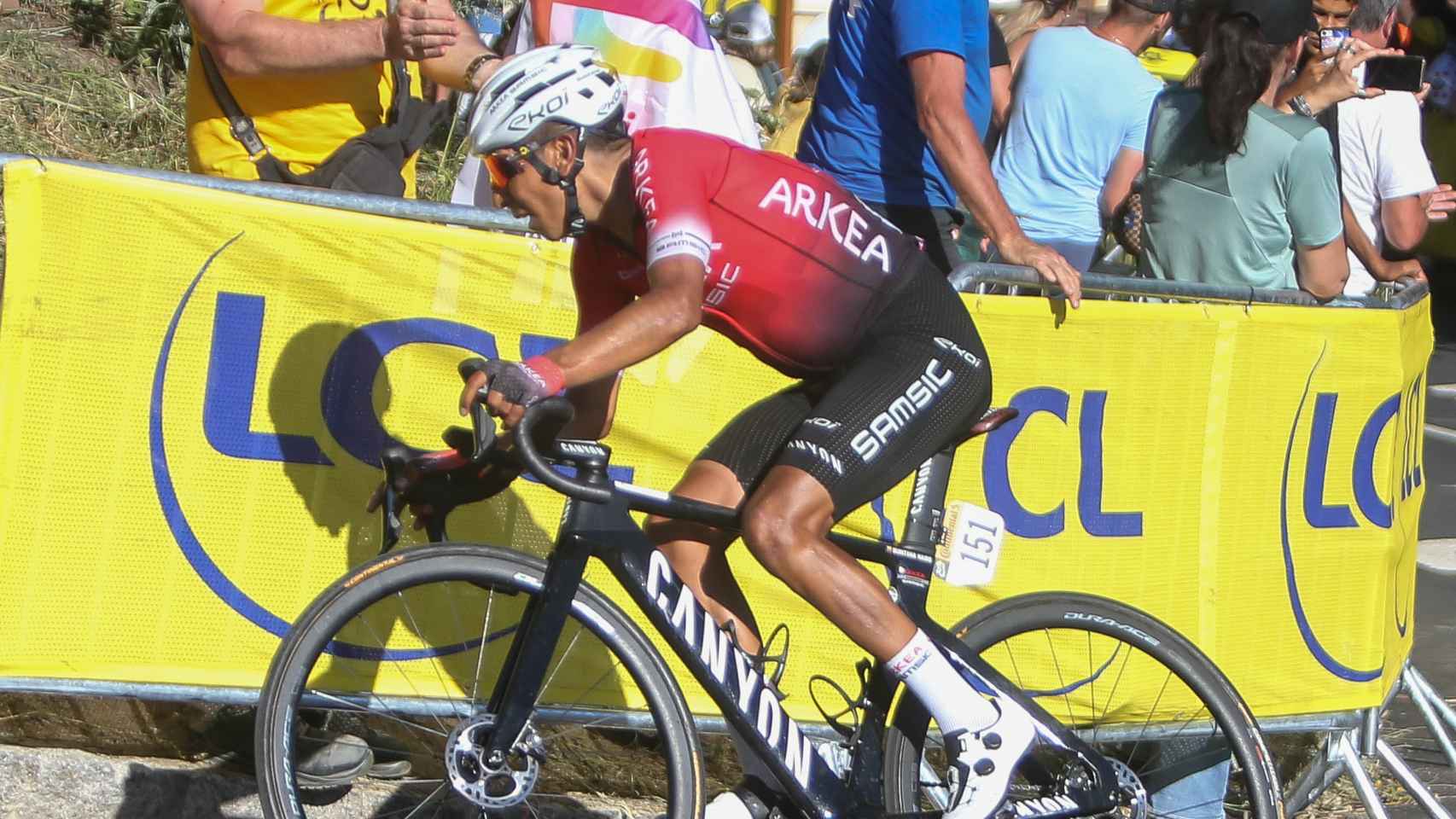 Nairo Quintana durante el pasado Tour de Francia