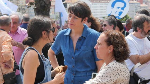 Ana Pontón participa en el homenaje a Alexandre Bóveda en Poio.