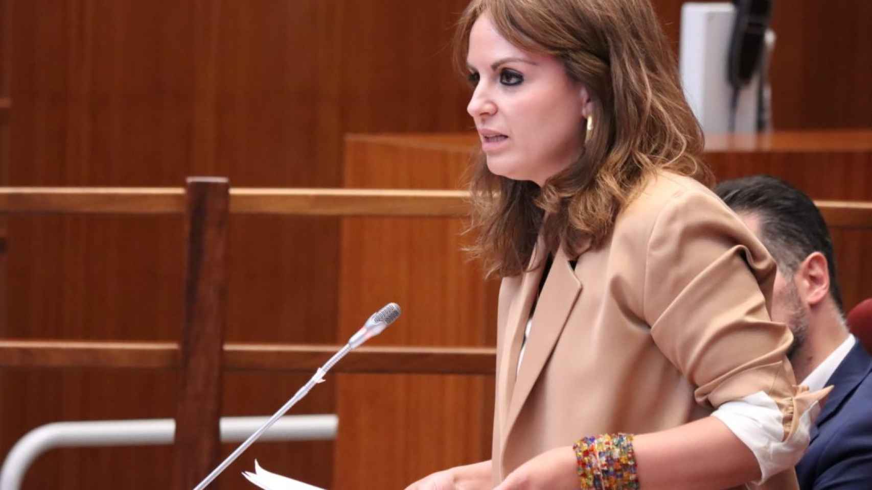 La viceportavoz del Grupo Parlamentario Socialista en las Cortes de Castilla y León, Patricia Gómez