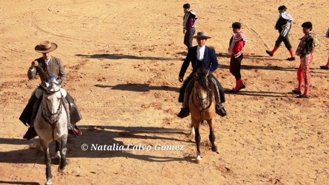 Entretenido festejo de rejones en Peñafiel