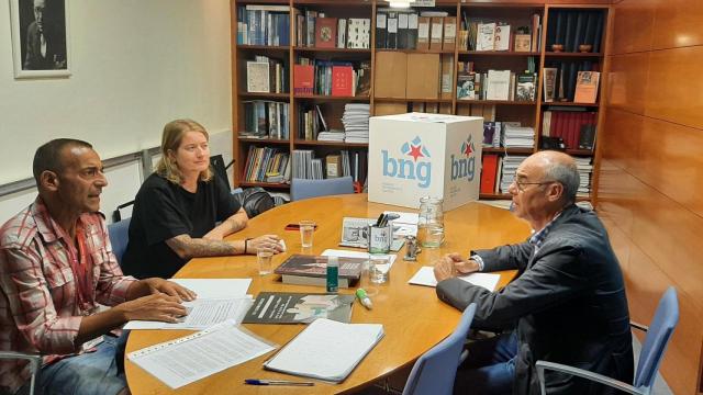 Reunión entre el BNG de A Coruña y CCOO de Naturgy.