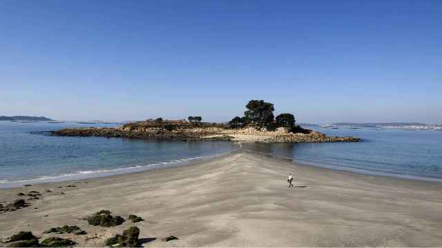 Illote do Santo do Mar, en Marín (Pontevedra).