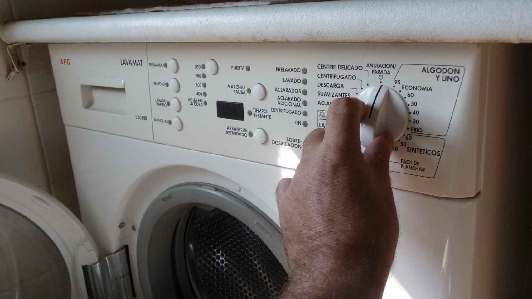 Imagen de una lavadora.