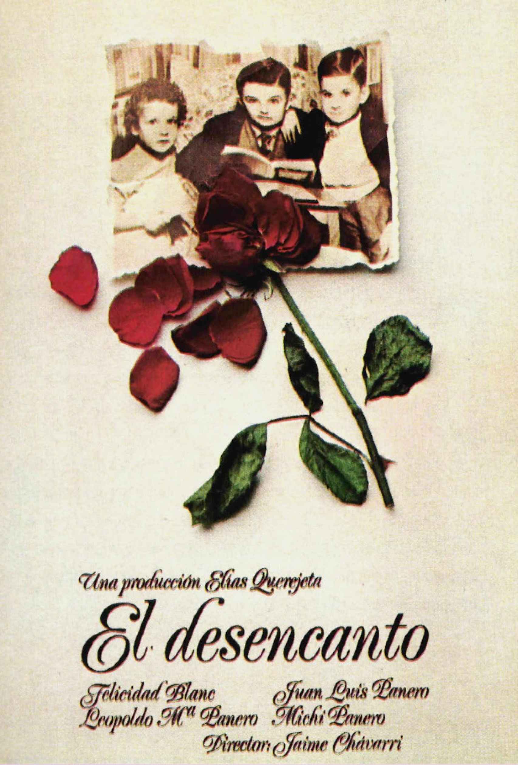 Cartel promocional de la película documental 'El Desencanto', dirigida por Jaime Chávarri
