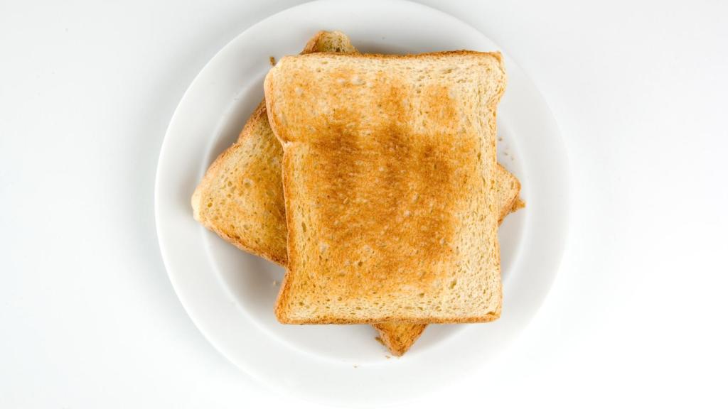 Unas tostadas elaboradas con harinas refinadas.