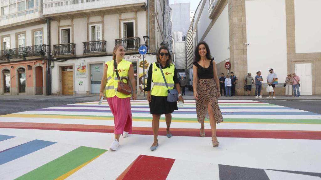 Nuevo paso de cebra en la calle Durán Loriga.