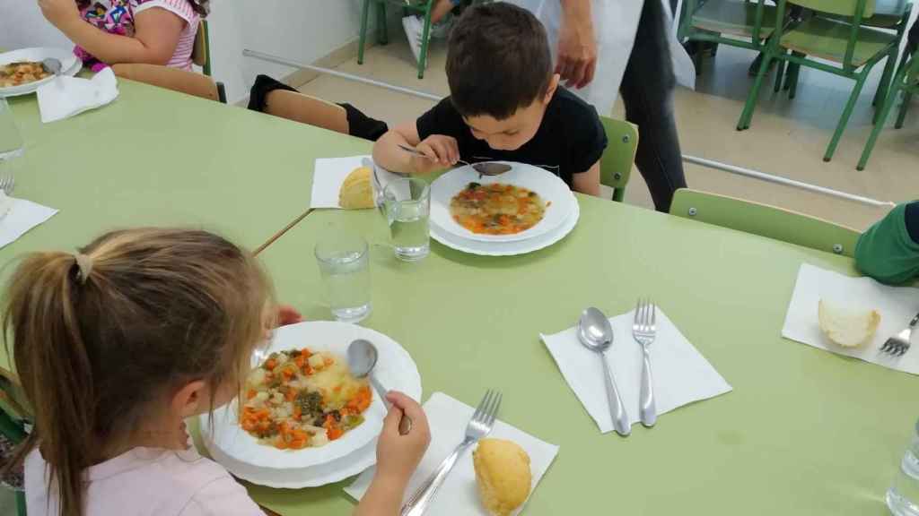 Un comedor escolar.