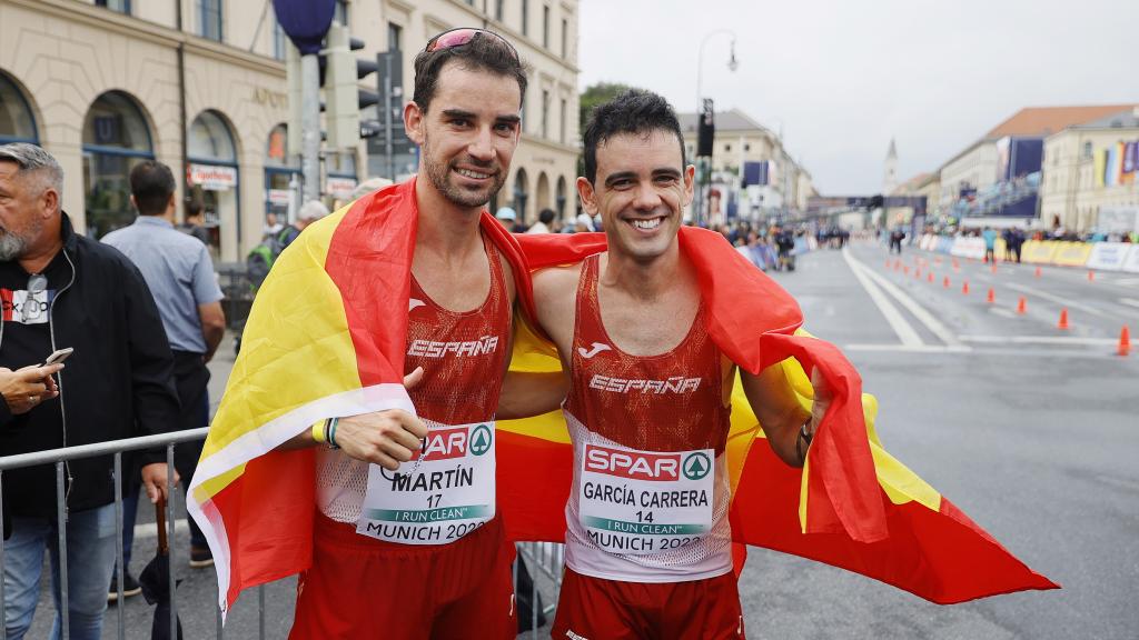 Álvaro Martín y Diego García Carrera, medallistas en el Europeo de Múnich