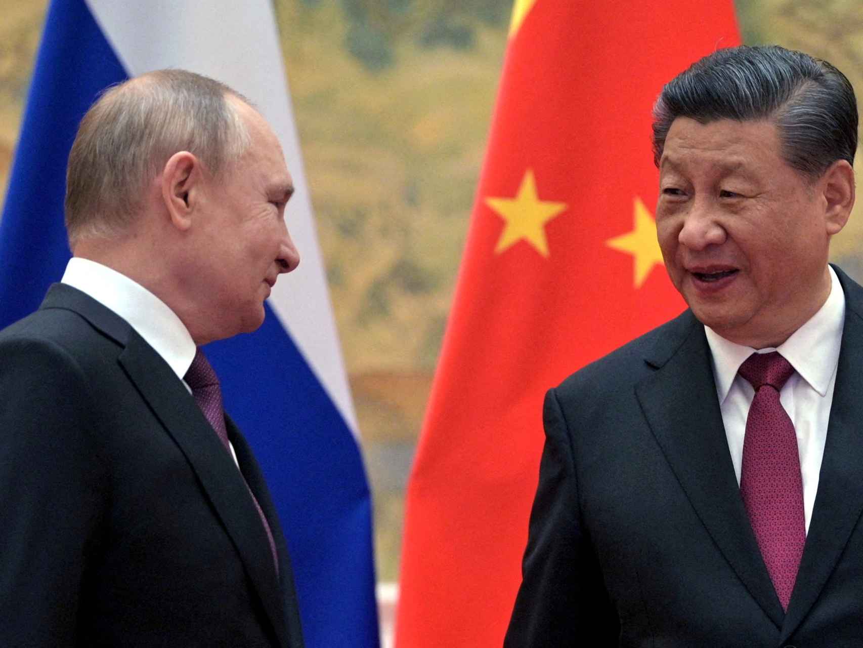 Vladímir Putin y Xi Jinping, reunidos en Beijing el 4 de febrero de 2022.