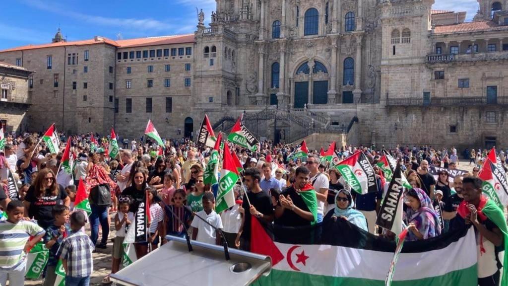 La Xunta recibe a un grupo de jóvenes saharauis que participan en 2022 en el programa ‘Vacacións en Paz’.