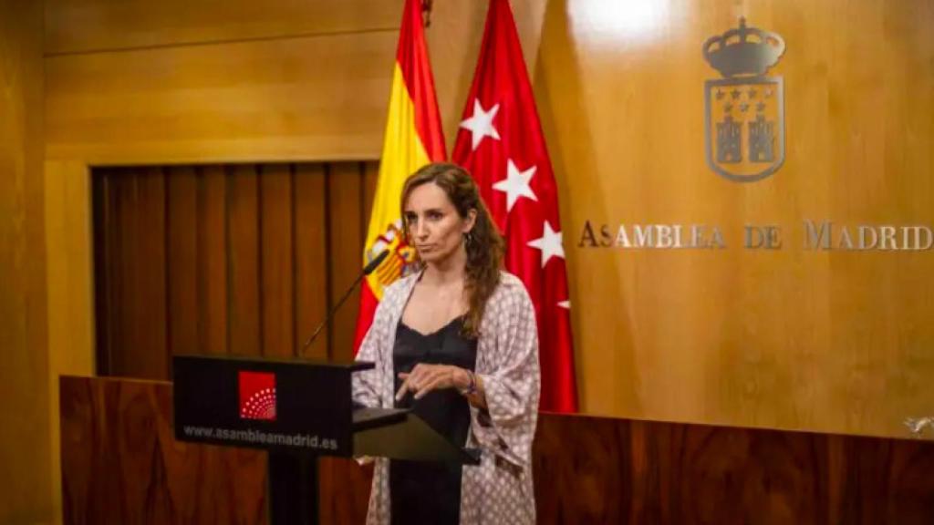 La portavoz de Más Madrid, Mónica García.