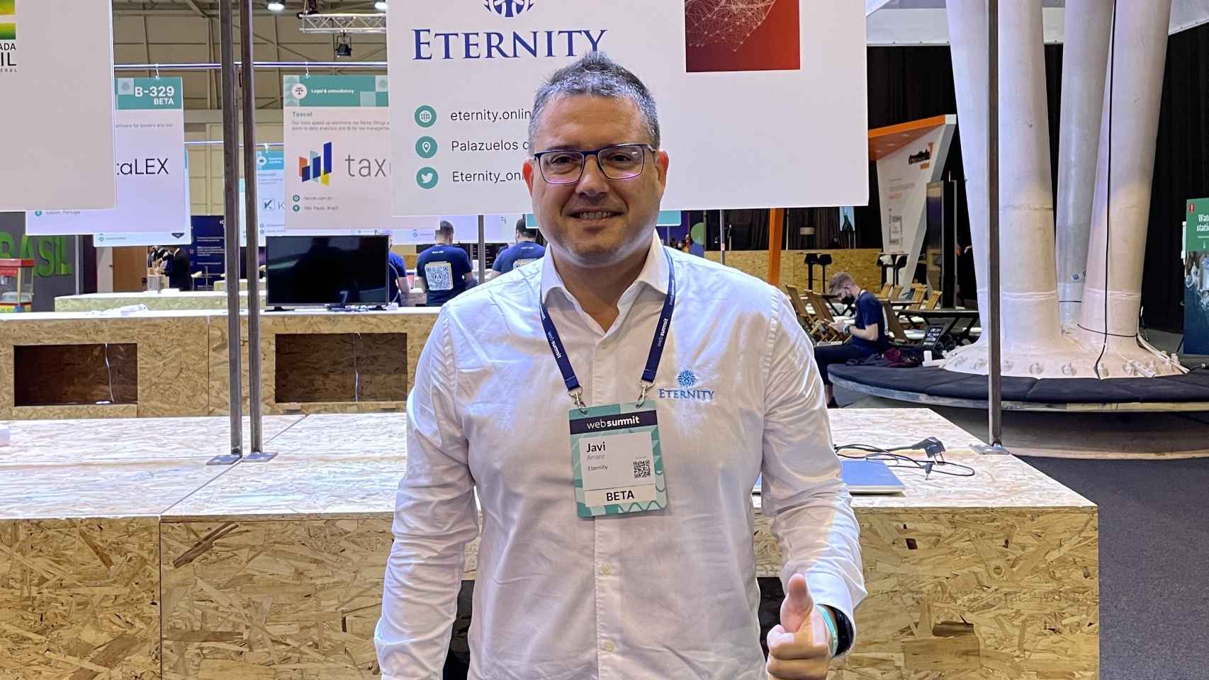 El CEO de la startup Eternity Javier Arranz en una imagen de archivo.