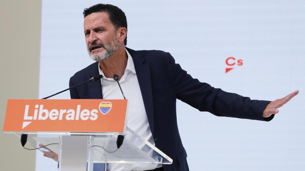 Edmundo Bal, vicesecretario general de Ciudadanos, en rueda de prensa.