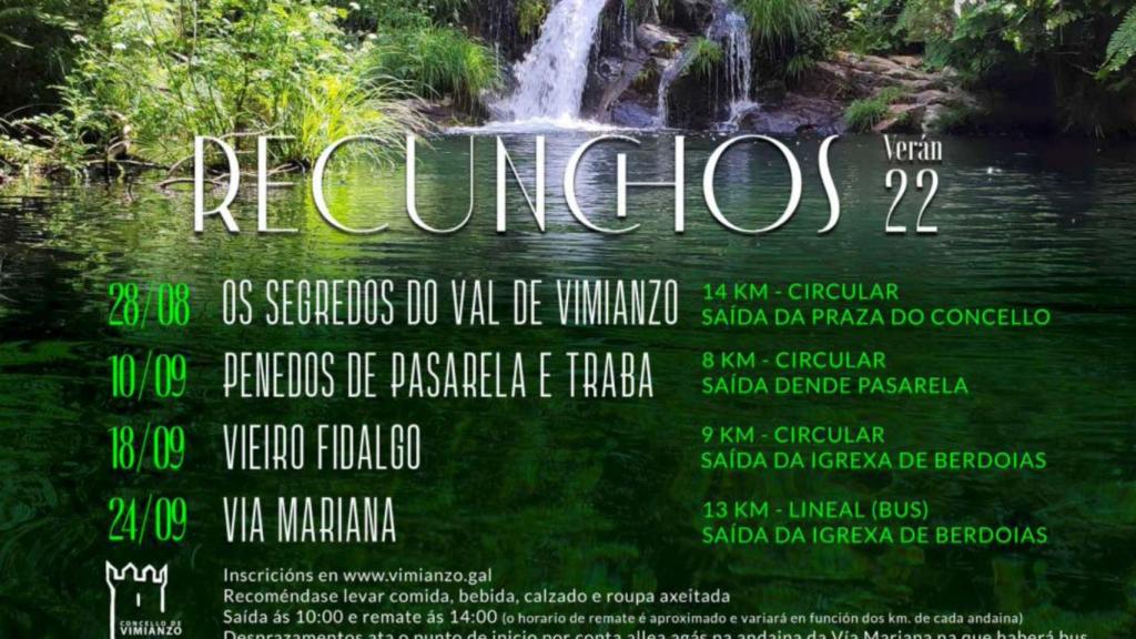 Vimianzo (A Coruña) abre inscripciones para rutas de senderismo en agosto y septiembre