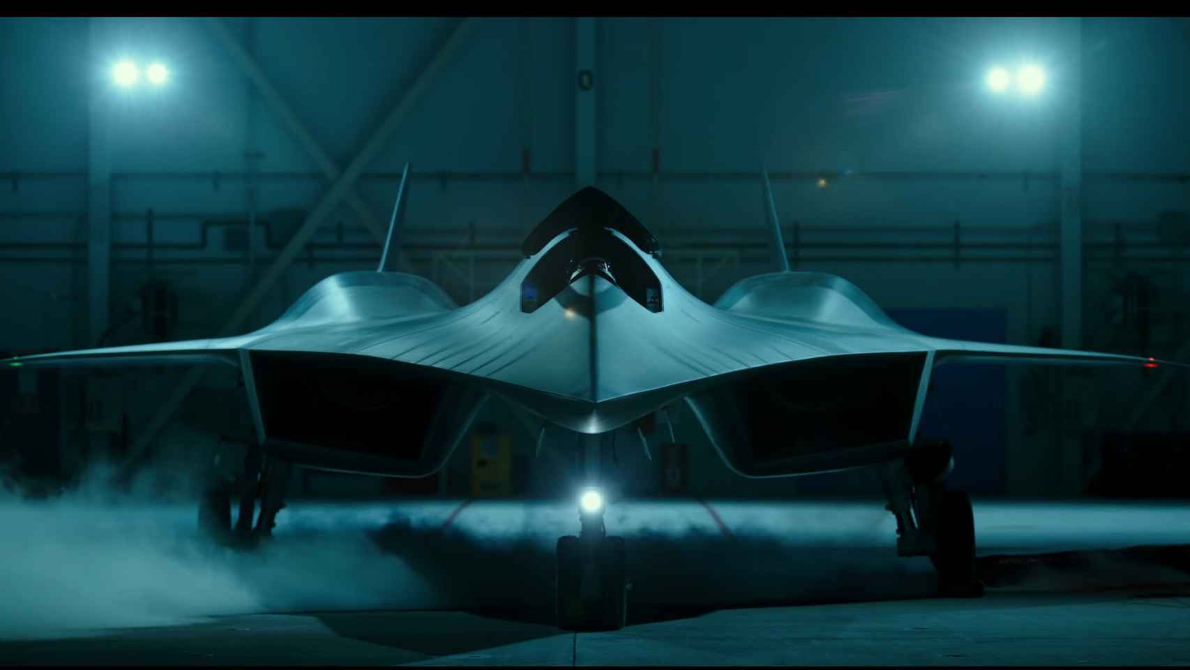 Modelo a escala del SR-72 que aparece en la película Top Gun