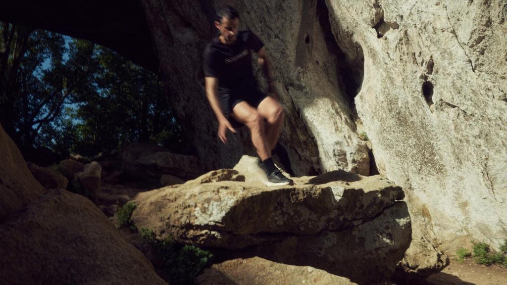 Kilian Jornet durante una sesión de entrenamiento