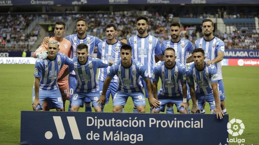 El once del Málaga CF frente a Las Palmas