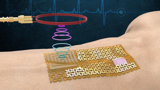 Imagen del nuevo sensor inalámbrico del MIT.