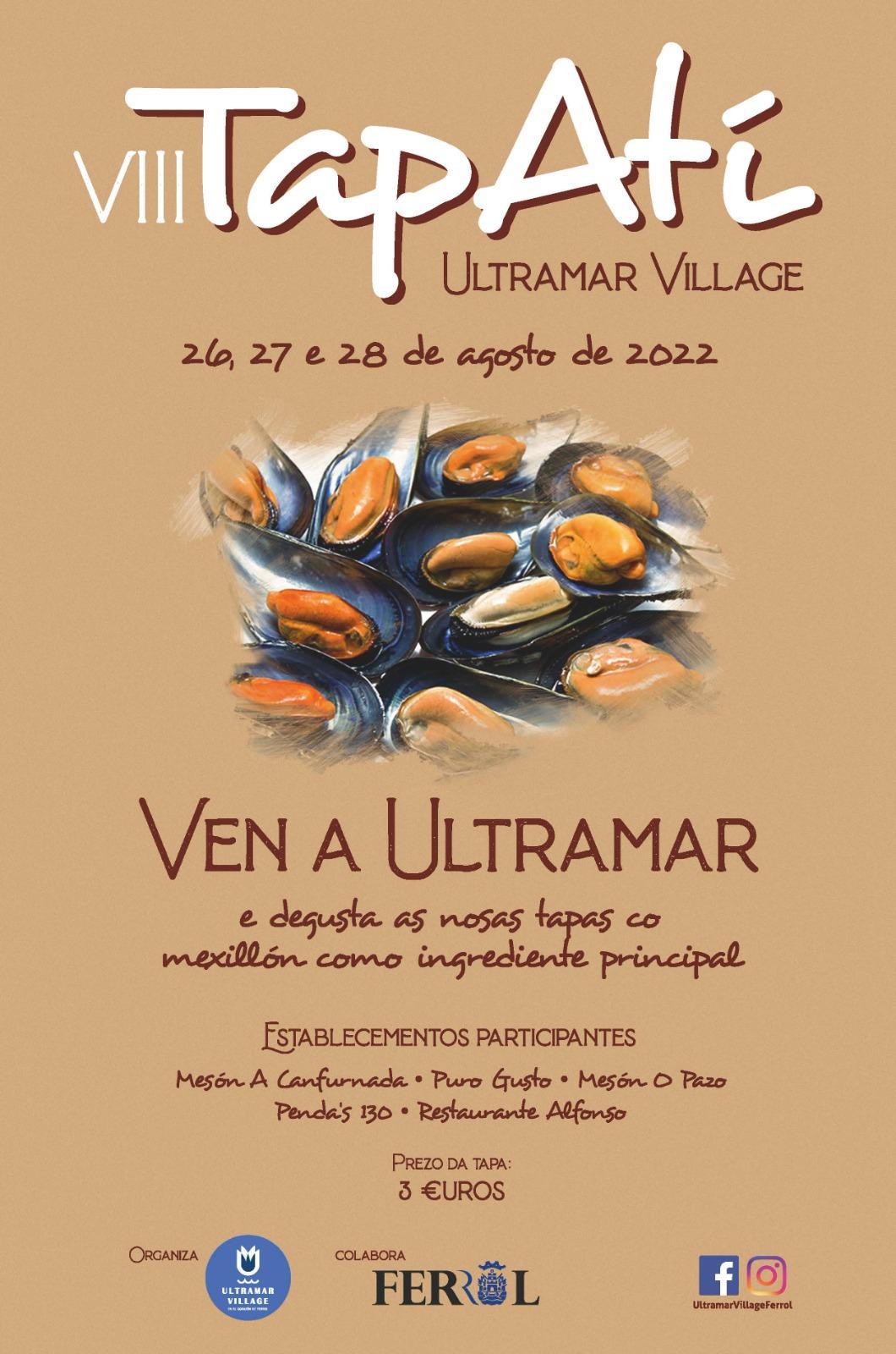 Cartel del VIII Tapatí en Ferrol (fuente: Concello de Ferrol)