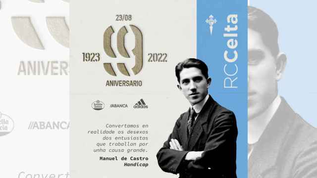 Imagen conmemorativa del 99 aniversario del Celta.