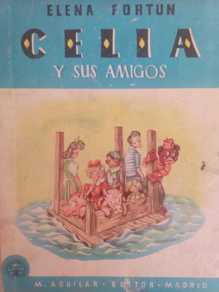 Portada del libro 'Celia y sus amigos', de la escritora Elena Fortún.